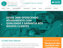 Tablet Screenshot of cdeo.com.br